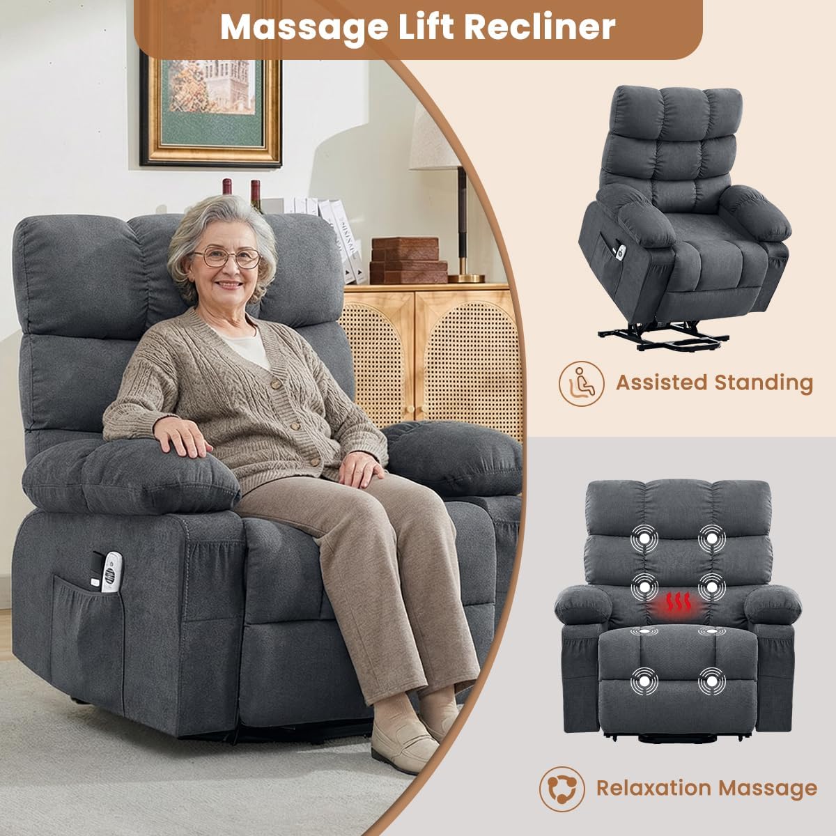 Power Lift Recliner Chair for  - Heavy Equipment Lift ulasan dan harga