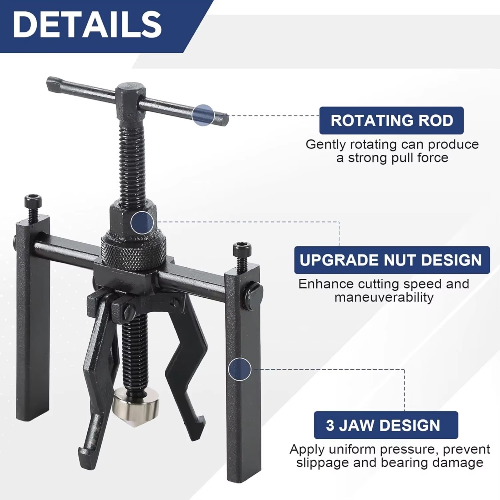 3 Jaw Bearing Puller Tool Heav - Heavy Equipment Grinder ulasan dan harga