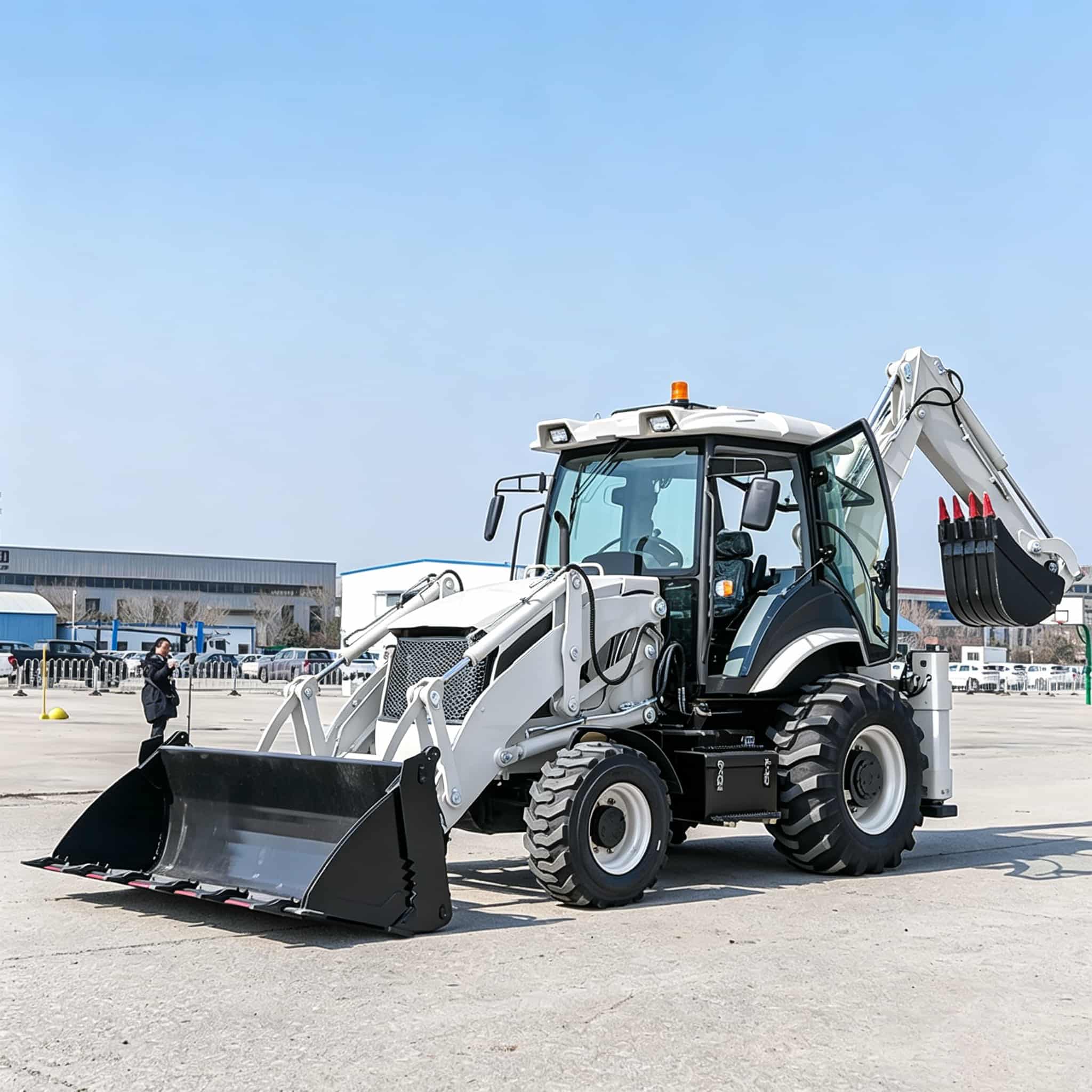 40-30C Ce Certified Backhoe Lo - Heavy Equipment Grinder ulasan dan harga