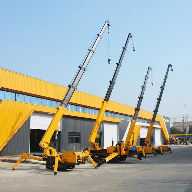 8T Hydraulic Spider Crane Heav - Heavy Equipment Lift ulasan dan harga